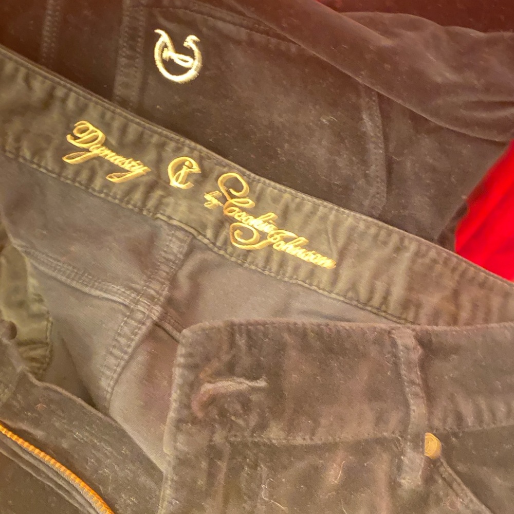 Ed Hardy Black Velvet Pants